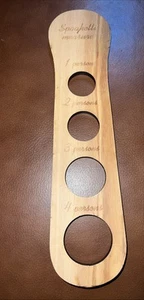 Vintage Unbranded Wood Spaghetti Measure Portion Guide - MINT - Picture 1 of 1