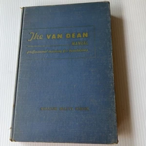 Van Dean Manual Professional Training for Beauticians 1959 HC - Bild 1 von 16