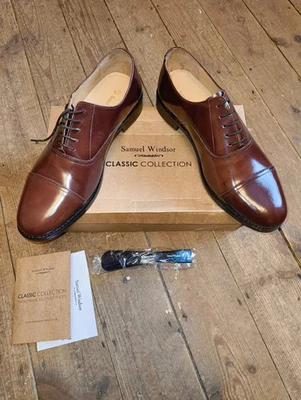 Samuel Windsor Men's Shoes Size 11 Mid Brown - Image 1 of 4