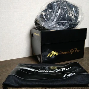 Guante de jardinero de softbol negro Mizuno Pro A51 con bolsa y caja, nuevo - Imagen 1 de 8