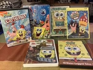 SpongeBob SquarePants: Season 2 Used DVD 2000 Plus 4 Movie Lot Free USA Shipping - Foto 1 di 4