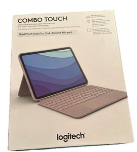 Logitech Combo Touch Backlit Keyboard for Apple 11" iPad Pro 1st-4th Gen(Sand) - Picture 1 of 1