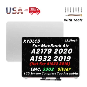 New for MacBook Air Retina 13.3" A2179 2020 LCD Screen Display Assembly Silver - Picture 1 of 6