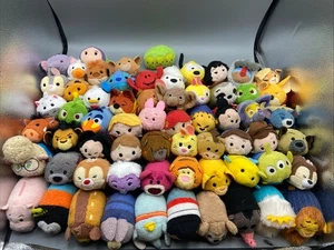 Tsum Tsum Plüsch riesiges Set über 60 gemischte Plüschtiere - König der Löwen Pooh Zootopia Toy Story - Bild 1 von 10