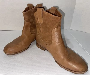 Kork-Ease® Damen-Stiefelette Tessin hellbraun Leder Wildleder über Reißverschluss Größe 7 - Bild 1 von 11