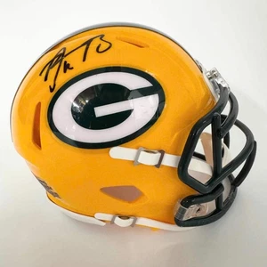 Autographed/Signed Aaron Rodgers Packers Football Mini Helmet Steiner Sports COA - Picture 1 of 4