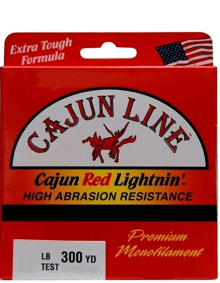 Cajun (14 17 20 Lb) Monofilament Angler Fishing Line - Carbon Fiber Rod 330yd - Image 1 of 1