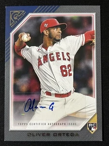 2022 Topps Gallery Oliver Ortega Auto RC Rookie #RA-00 Los Angeles Angels - Picture 1 of 2
