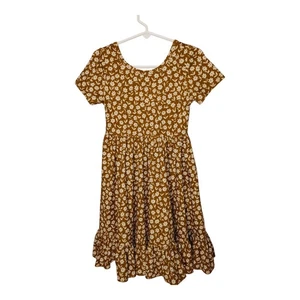 Vestido Giratorio Niña Little Stocking Co Talla 6 Crema Óxido Floral Precio de venta sugerido por el fabricante $44 - Imagen 1 de 8