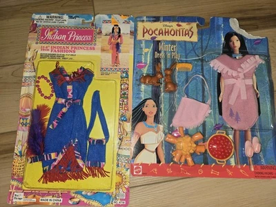 Trajes de muñeca Barbie princesa india Pocahontas/nuevos Foto 1 de 2