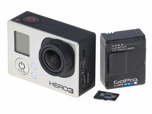 GoPro HERO3 Silver Edition Action Camera w Battery & 32GB Kingston Micro SD Card - Picture 1 of 12