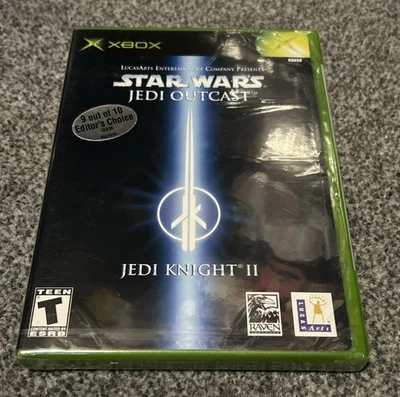 STAR WARS: JEDI OUTCAST (Jedi Knight II) - Microsoft Xbox - US NTSC - NEW SEALED - Image 1 of 4