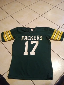 Camiseta de fútbol americano vintage de los Green Bay Packers Rawlings #17 talla adulto mediana en muy buena condición+ - Imagen 1 de 10