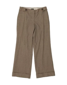 J. CREW Womens Favorite Fit Casual Trousers US 10 Large W32 L31 Brown BG51 - Picture 1 of 4