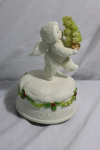 DEPT 56 Snowbabies, drehbare Weihnachtsspieluhr, LITTLEST TREE, 2006 - Bild 1 von 6