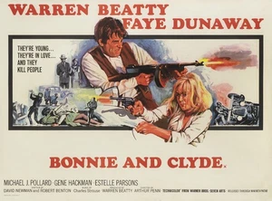 Bonnie und Clyde Film Movie Poster Plakat Druck Wandbild - Bild 1 von 2