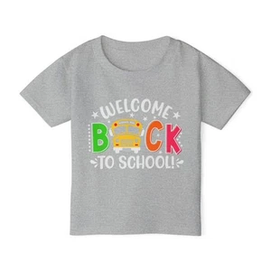 Welcome Back to School Toddler T-Shirt, Kids Back-to-School Shirt, Toddler [...] - Picture 1 of 25