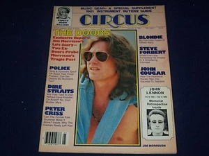 1981 JANUARY 31 CIRCUS MAGAZINE - JIM MORRISON - GREAT PHOTOS - II 9364 - Picture 1 of 2