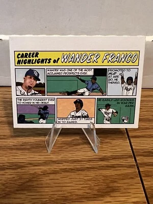 2022 TOPPS Heritage #73TC-4 Wander Franco Comic Strip RC RAYS NM+ - Image 1 of 2