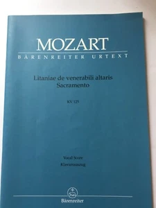 Wolfgang Amadeus Mozart-Litaniae De Venerabili KV125-Piano Reduction - Picture 1 of 3