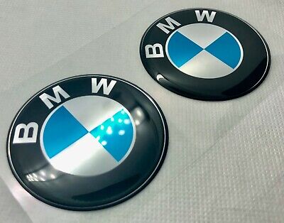 2pcs. BMW Round Logo 3D Domed Badge Sticker. 40 Mm. • 7.41€