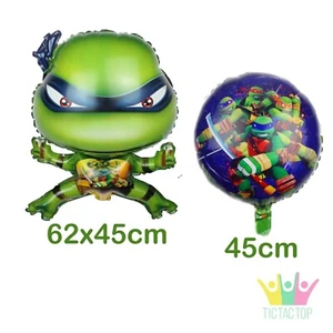 2x TMNT Teenage Mutant Ninja Turtles FOIL HELIUM Balloon Party. Lolly Bag Cake - Picture 1 of 1