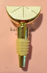 Kate Spade Lenox Park Circle Bottle Topper Gold Tone - Picture 1 of 4