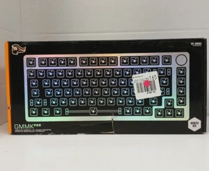 Glorious GMMK Pro Barebone 75% Compact TKL Wired Keyboard, White Ice - Picture 1 of 6