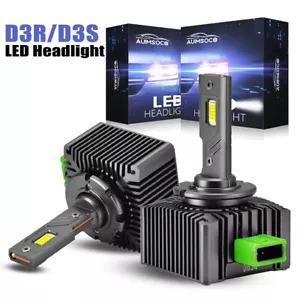 2pcs D3S D3R LED Headlight Bulbs 240W 6500K Super White HID Xenon Conversion Kit - Picture 1 of 12
