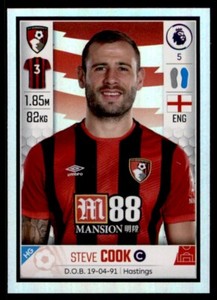 Panini Football 2020 - Steve Cook (AFC Bournemouth) No. 27