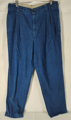 Jeans vintage Savane masculino 34x31 jeans azul Grandpacore - Imagem 1 de 4