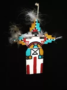 Hopi Indianer Indianer flache Kachina Wiege Puppe 7,5" Hemis - Bild 1 von 5