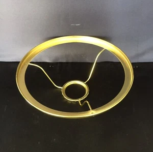 Aladdin Oil Lamp Shade Ring - for use with 10" Glass Shades - Brass Colour - Picture 1 of 3