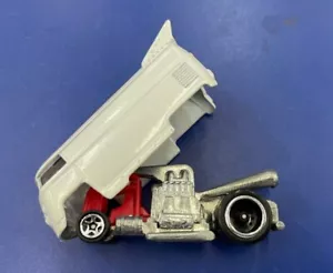HOTWHEELS VW White DRAG BUS VAN FLIP TOP 1995 Volkswagen Diecast 1/64 NEW No Box - Picture 1 of 4