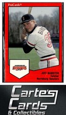 Jeff Banister 1989 ProCards Minor League Team Sets #306  Harrisburg Senators