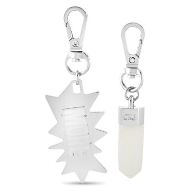 Dijes de resina blanca de acero inoxidable Calvin Klein Downtown KJJCWA090100 Foto 1 de 2