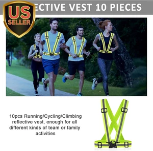 Reflective Vest - Running Vest Reflector, Reflective Running Vest with Safety... - Picture 1 of 7