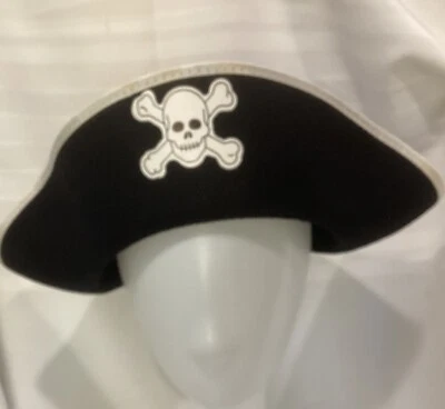 Halloween Pirate Outfit Molded Stiff Felt Hat Costume Party / Fall One Size - Image 1 of 4
