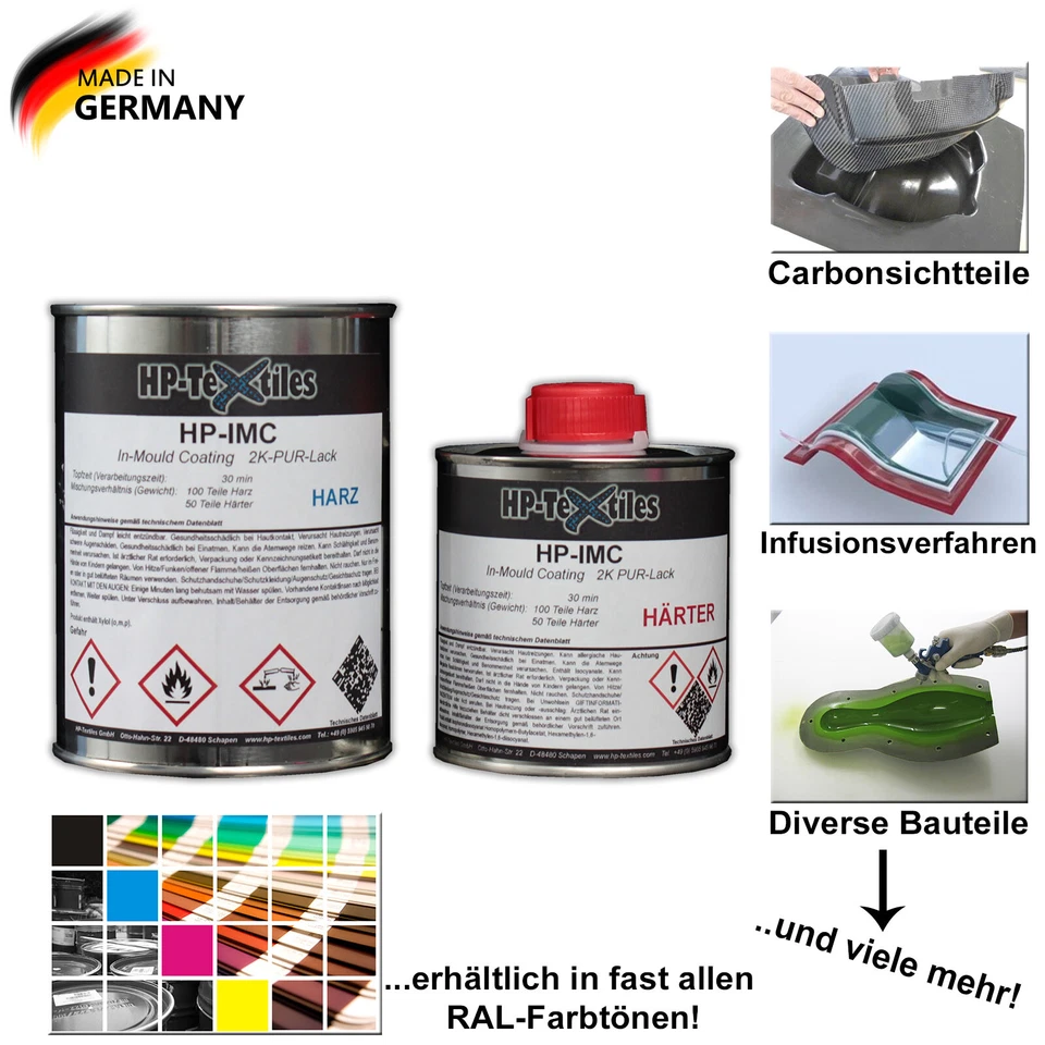 PU Decklack für Negativform - In-Mould Coating | IMC | Kunststoffbauteile Formen - Bild 1 von 1