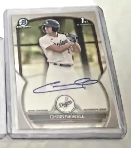 2023 Bowman Chrome Chris Newell 1st Prospect Auto RC #CPA-CN Los Angeles Dodgers - Bild 1 von 1