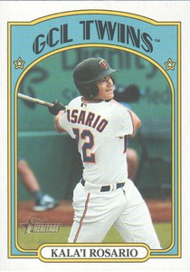2021 Topps Heritage Minors Baseball #160 Kala'i Rosario