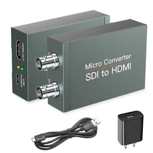 Convertidor SDI a HDMI con salida de bucle SDI, 1080p HD-SDI / 3G-SDI/SD-SDI a HDMI... - Imagen 1 de 7