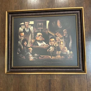 Der Pate La Famiglia Limited Edition Giclée auf Leinwand David O'keefe 28”x34” - Bild 1 von 21