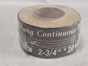 Baostc Abrasive Sanding Sheet Continuous Roll P220 2-3/4" 20 Yard - Bild 1 von 4