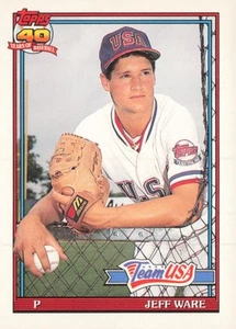 1991 Topps Traded #124T Jeff Ware - Picture 1 of 2