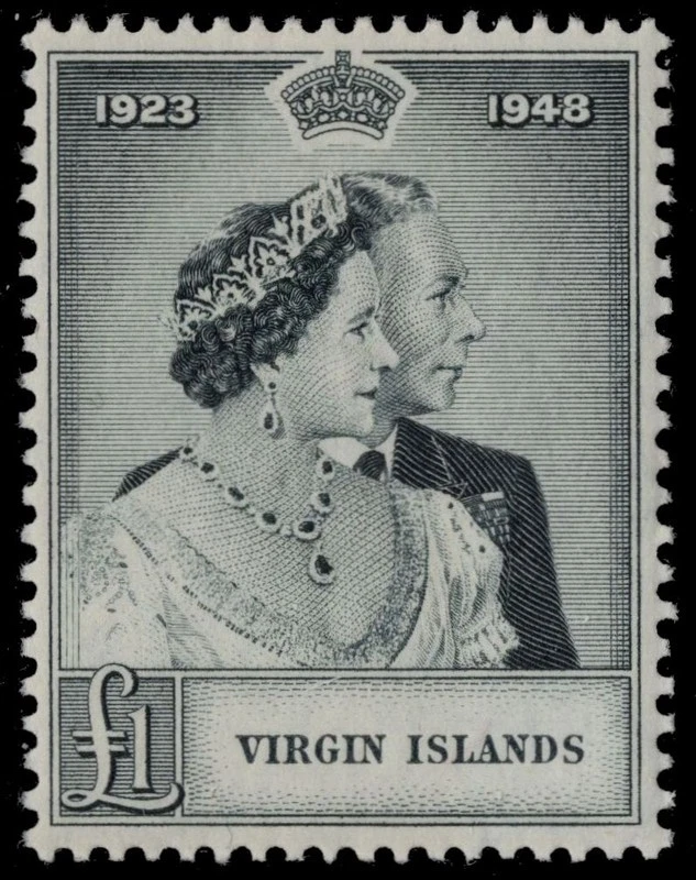 ISLAS VÍRGENES 91 (SG125) - Jubileo de boda de plata del rey Jorge VI (pc27153) Foto 1 de 1