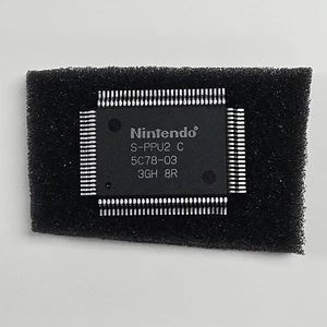 Unidad de procesamiento de imágenes Super Nintendo SNES S-PPU2 C PPU2 OEM auténtica muy - Imagen 1 de 1