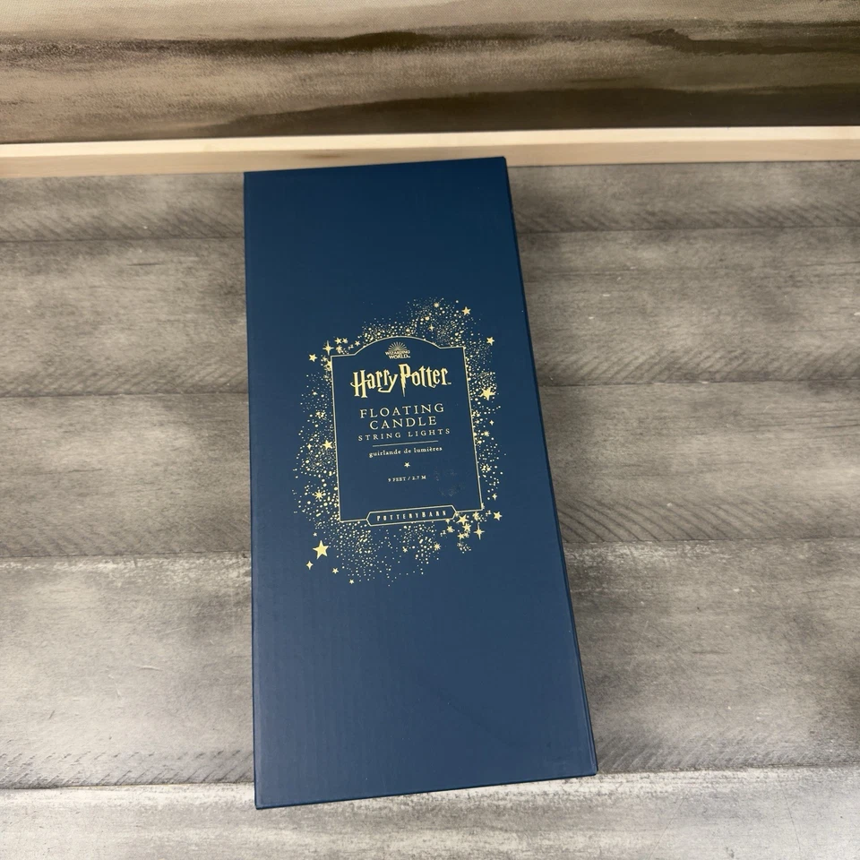 Vela flutuante Potter Potter Potter Potter Potter luzes de corda feriados marfim novo na caixa OB - Imagem 1 de 4