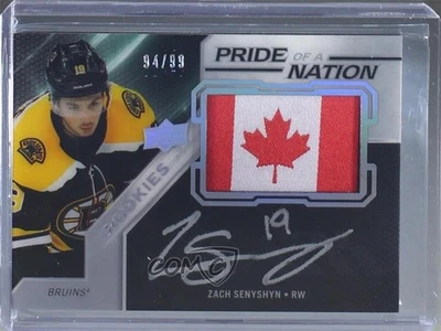 2019 SPx UD Black Pride of a Nation /99 Zach Senyshyn RPA Rookie Patch Auto RC - Image 1 of 2