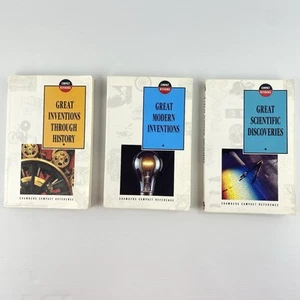 Chambers Compact Reference x 3 Paperback Lot Inventions History Modern - Picture 1 of 17